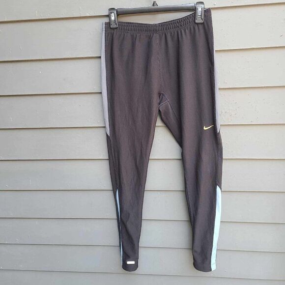 Nike Black Dri Fit Leggings with Zip Up Ankles size Large - Picture 5 of 8